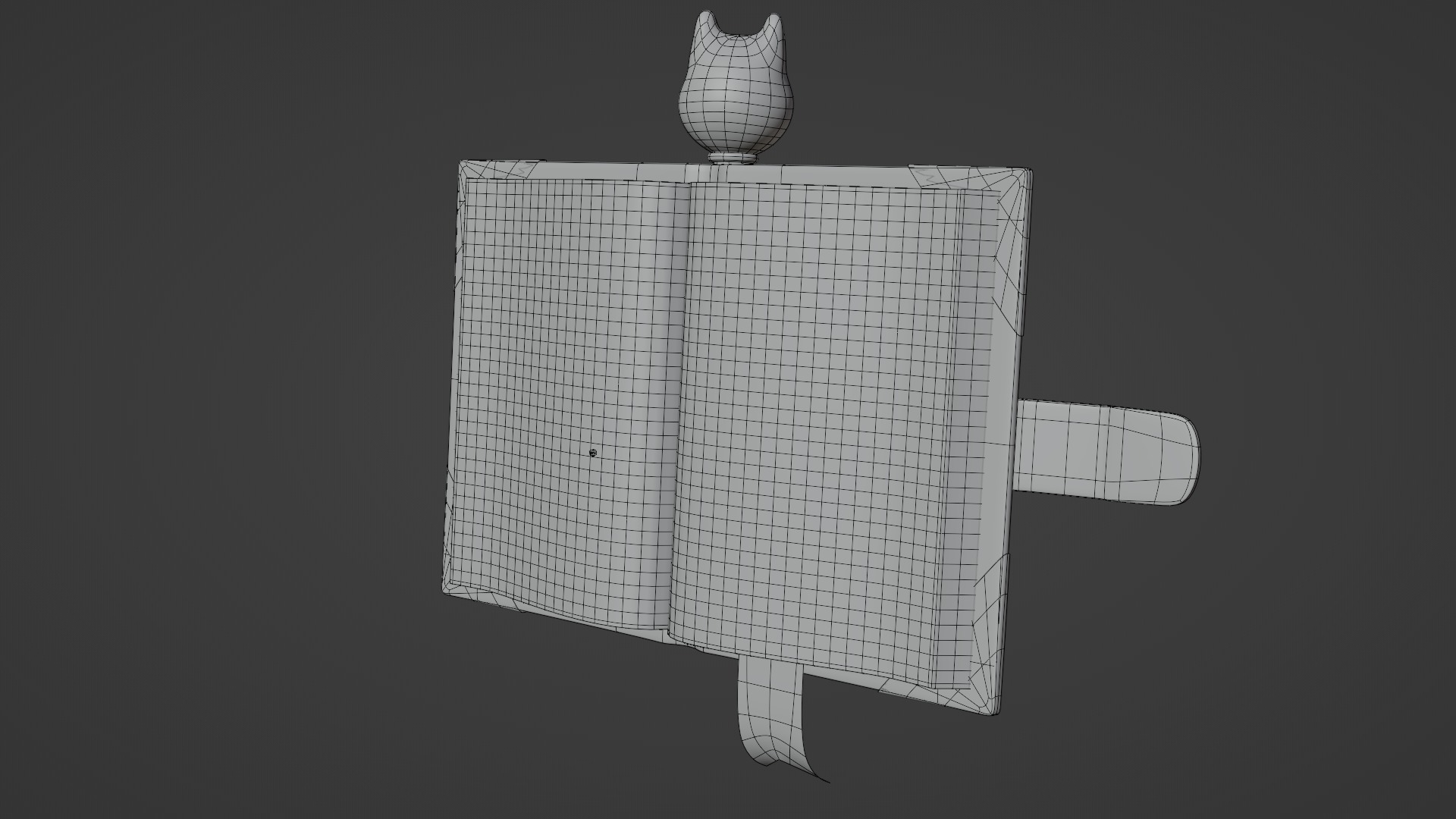 3D Cute Book With Rig 3D model_25