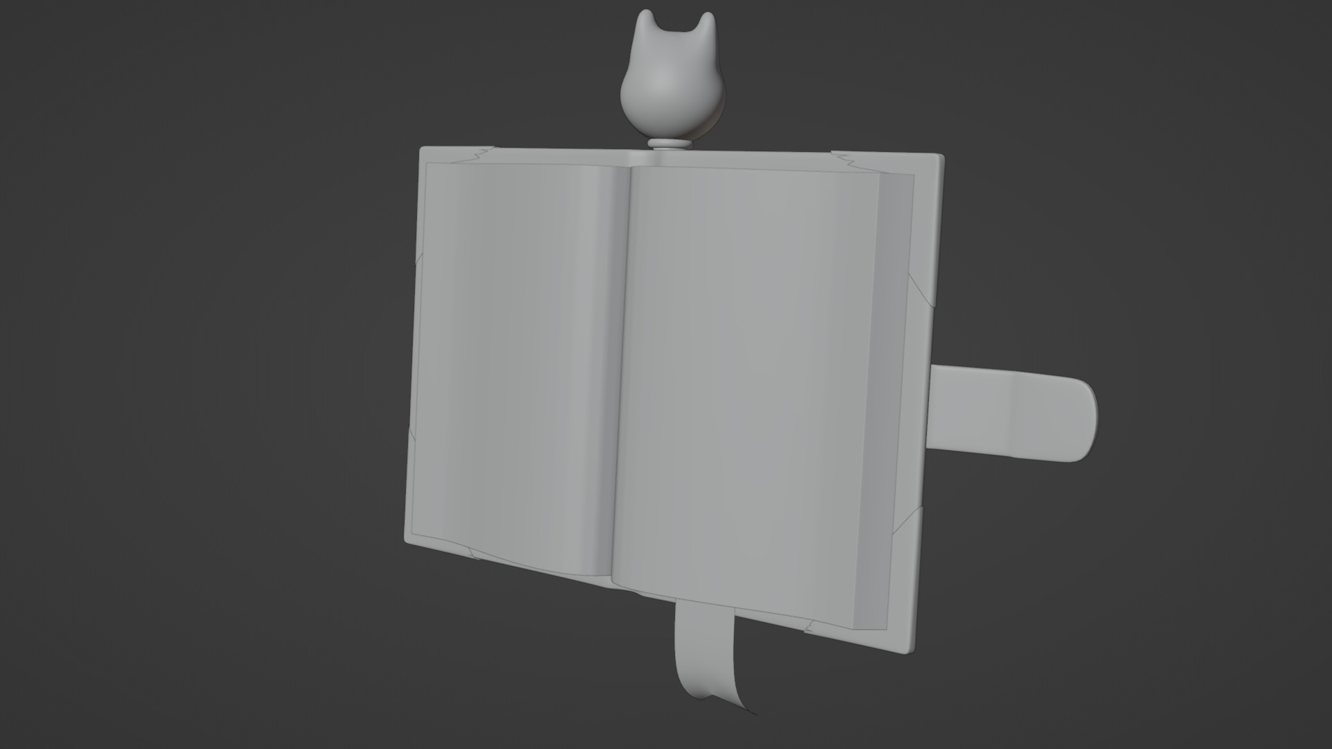 3D Cute Book With Rig 3D model_15