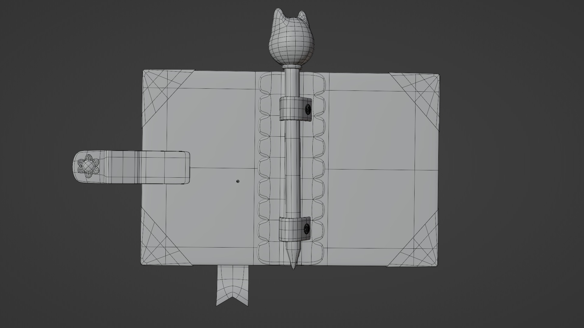 3D Cute Book With Rig 3D model_31