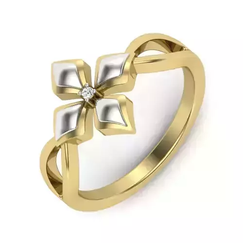 Women Diamond Ring 3dm STL  Render Details - PR-192 DIA