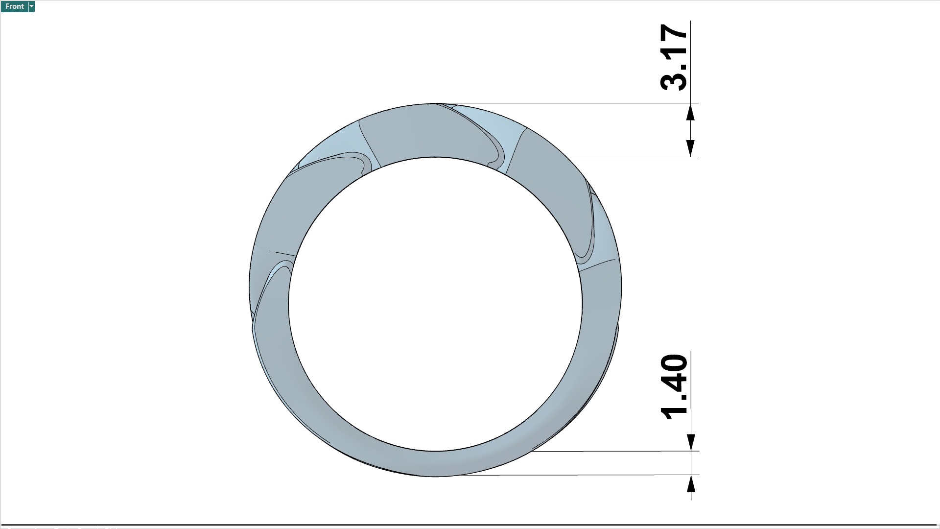 Midnight Sparkle Ring Free 3D print model_6