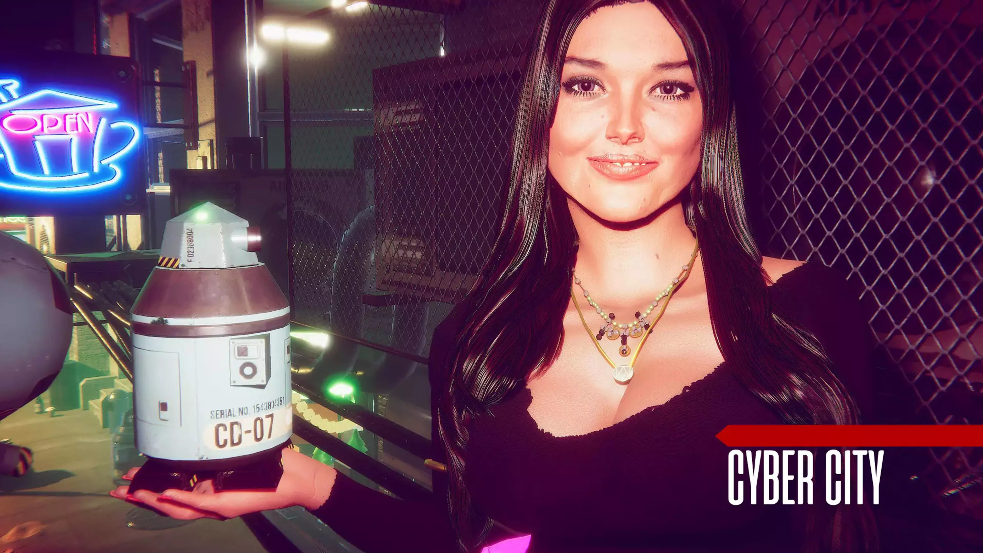 cyberpunk - Cyber City Low-poly 3D model_0