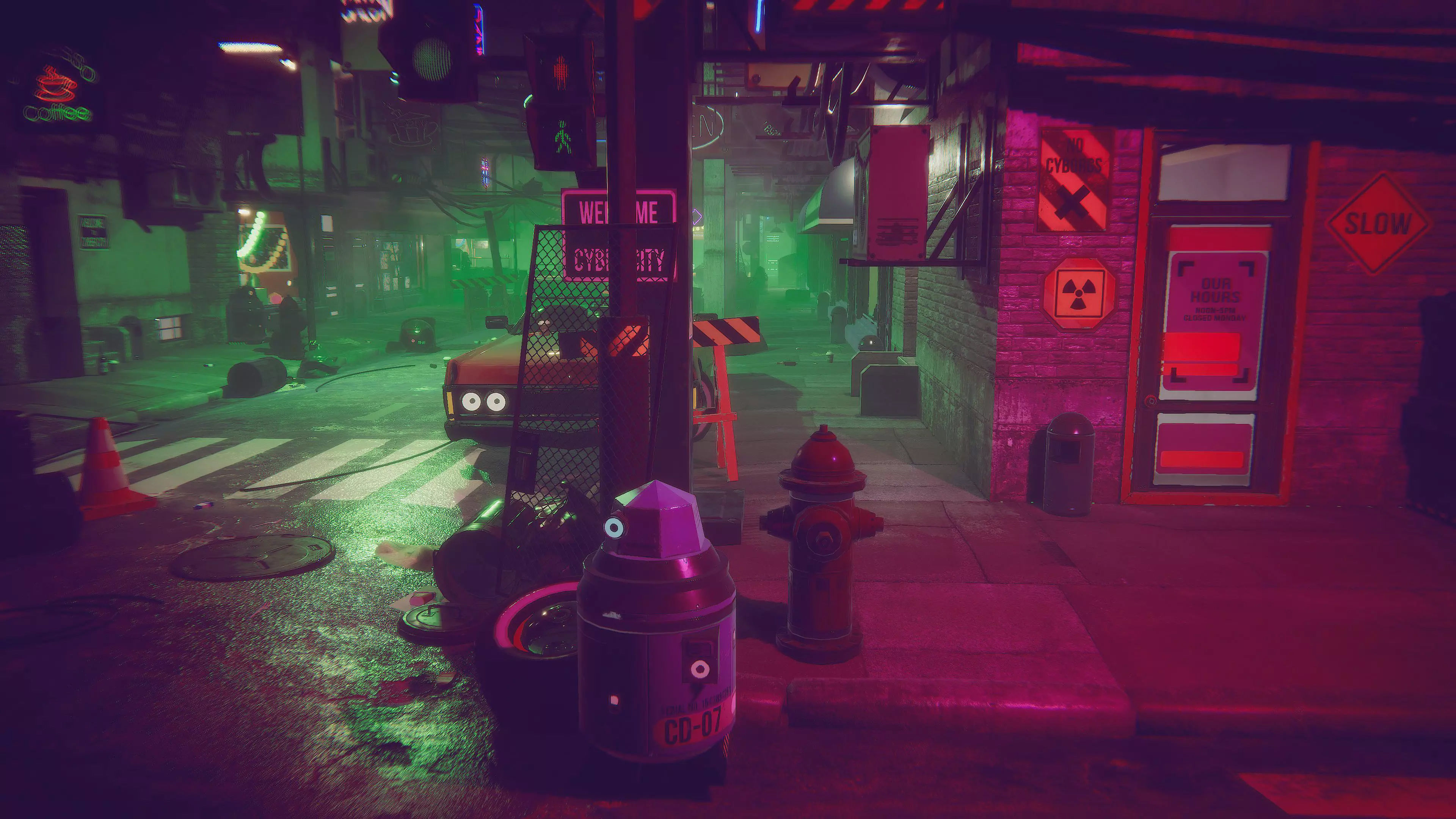 cyberpunk - Cyber City Low-poly 3D model_17