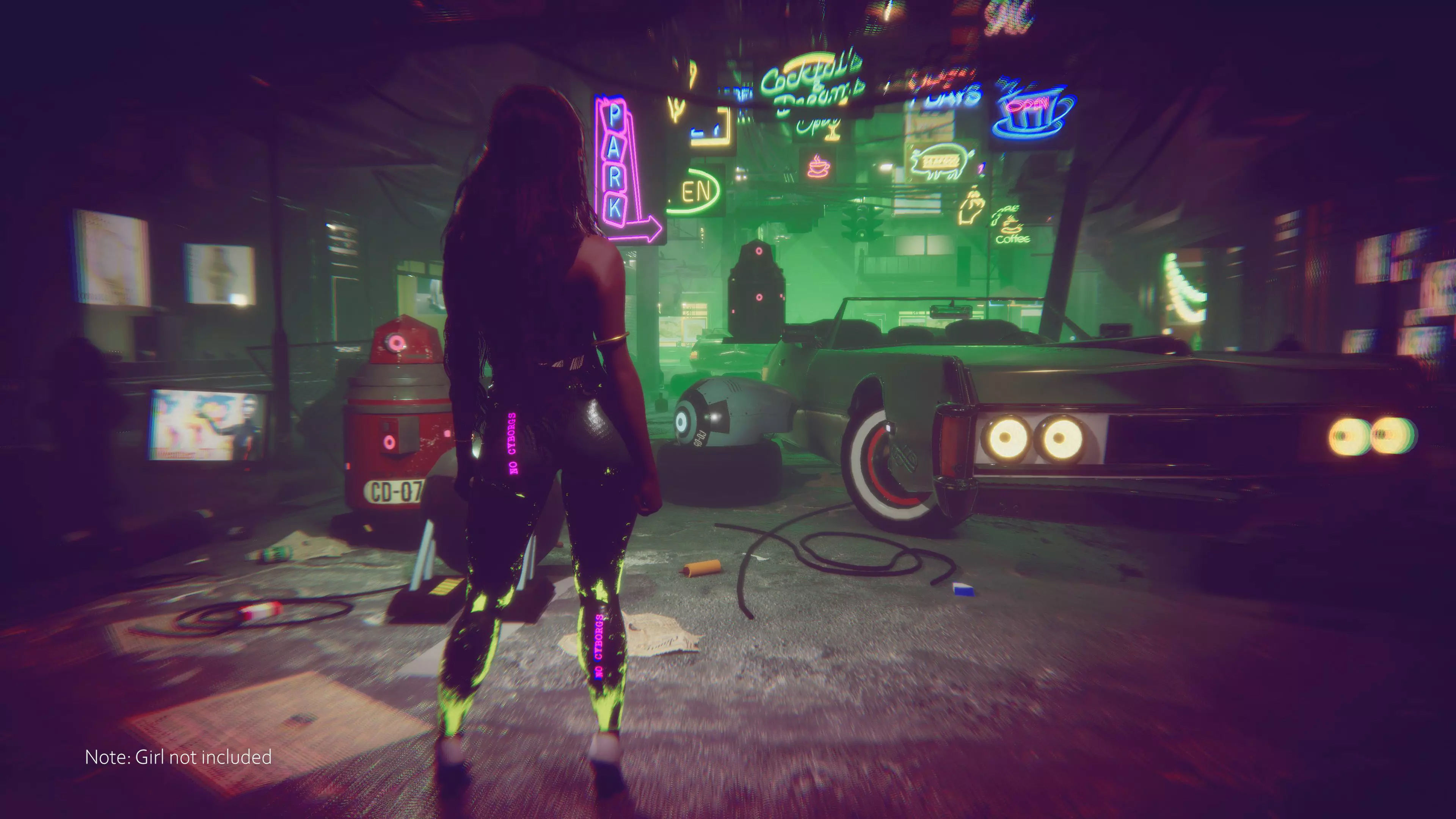 cyberpunk - Cyber City Low-poly 3D model_13