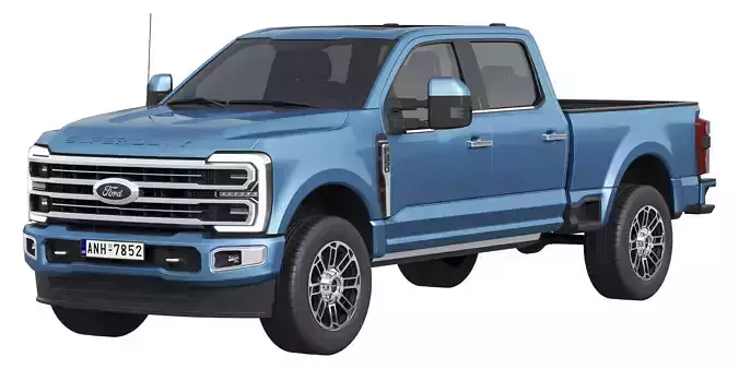 F-350 Super Duty Limited Edition 2024 3D model