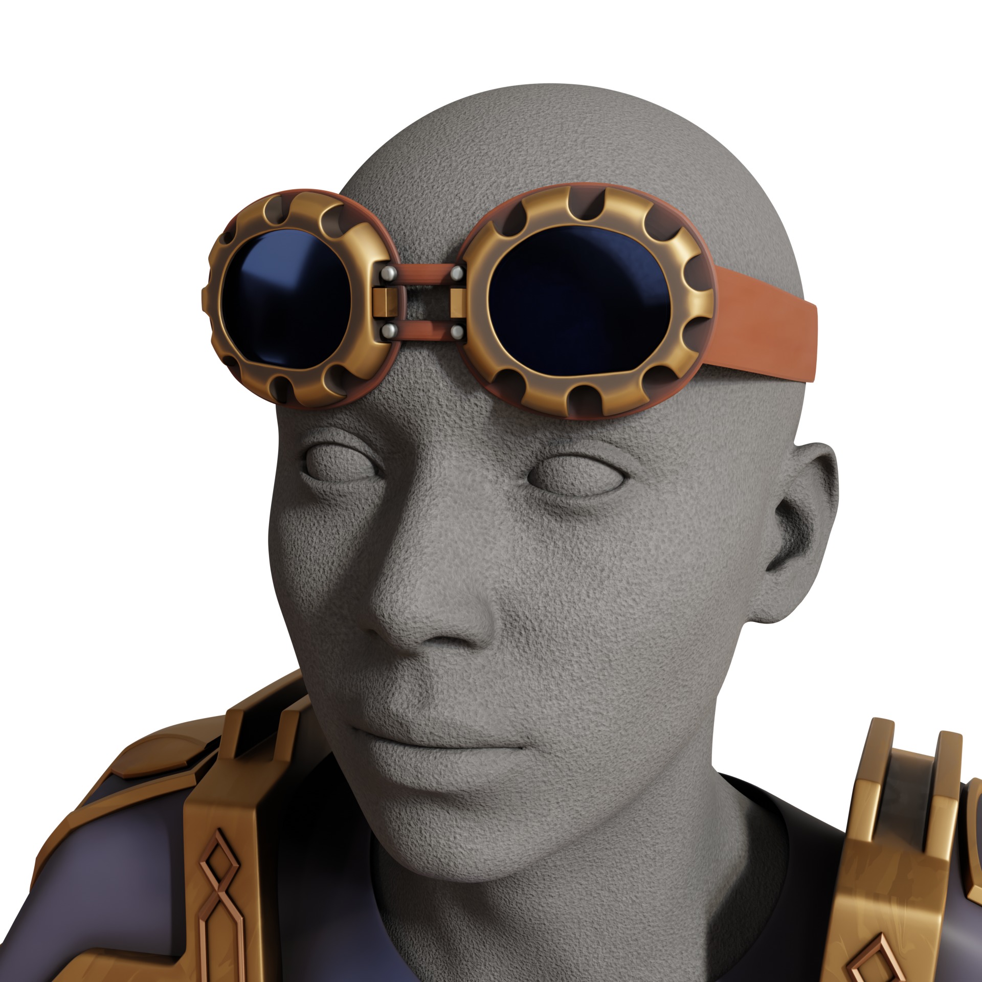 Enforcer Vi GAS MASK Arcane cosplay armor Accessories 3D print model_20