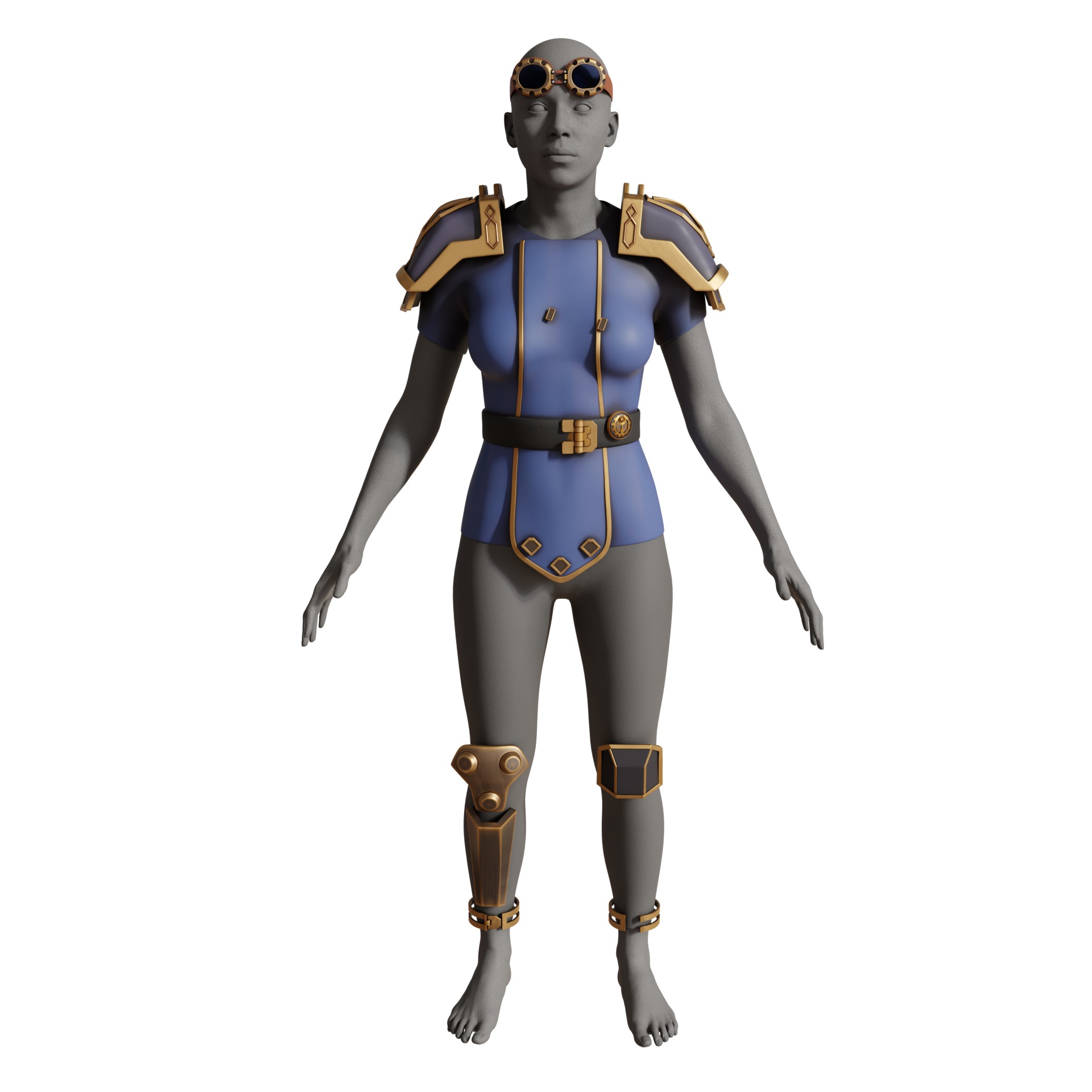 Enforcer Vi GAS MASK Arcane cosplay armor Accessories 3D print model_1