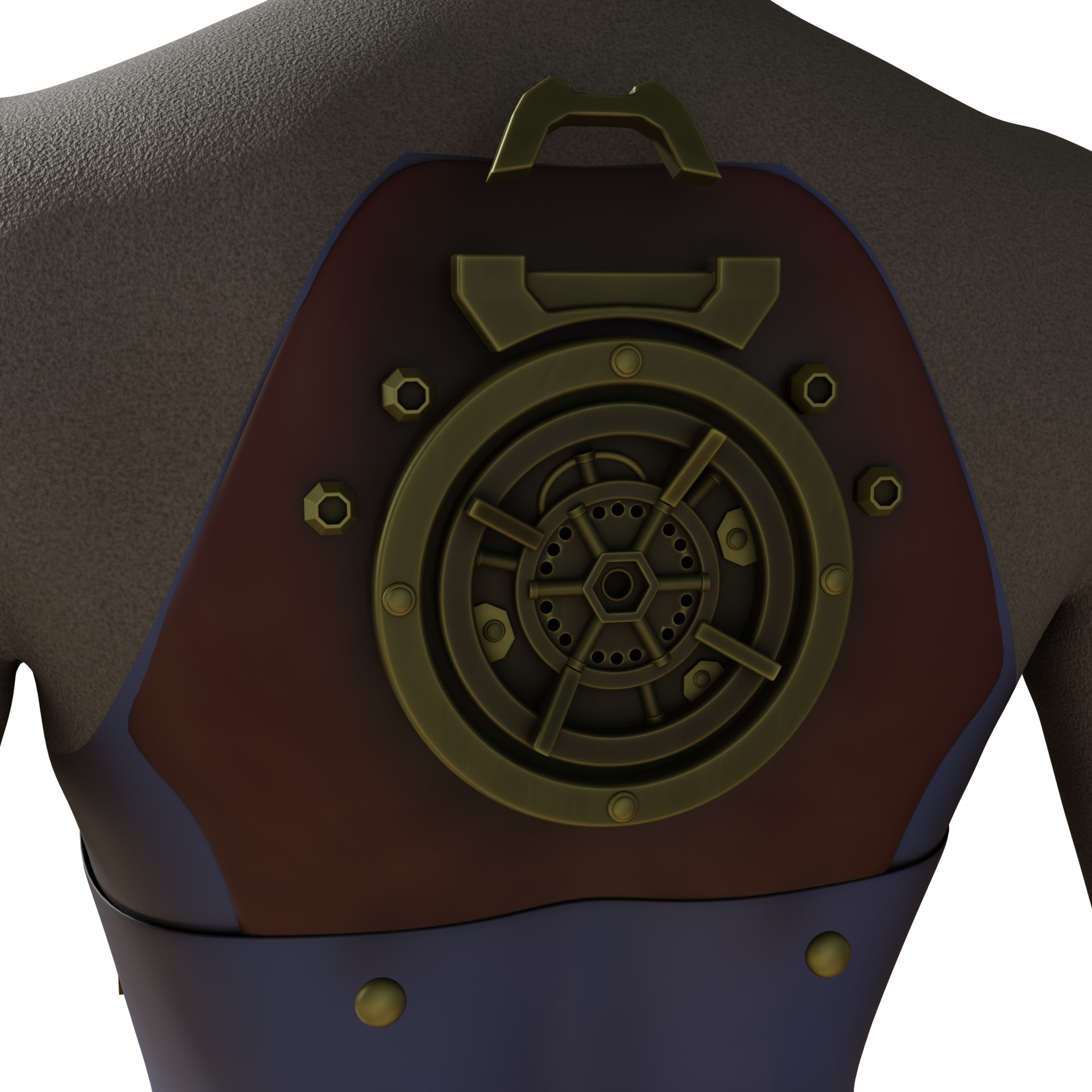 ENFORCER CAITLYN armor ACCESSORIES mechanism shoulder ARCANE 3D print model_17