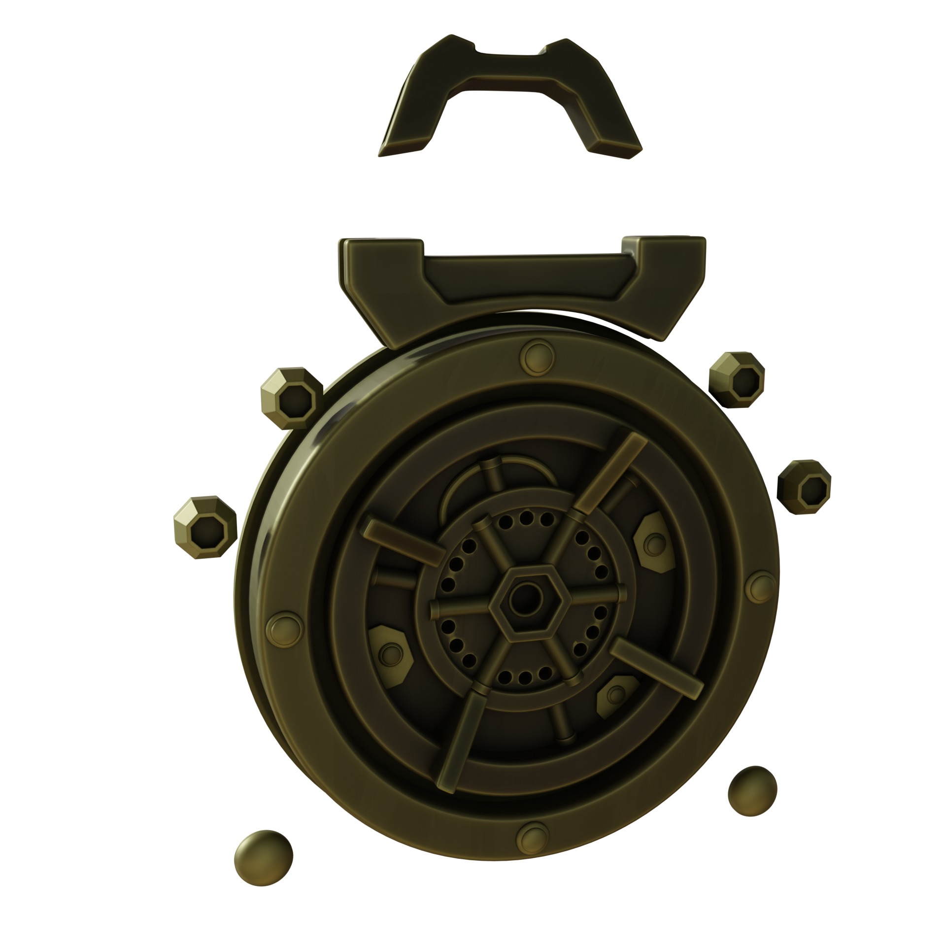 ENFORCER CAITLYN armor ACCESSORIES mechanism shoulder ARCANE 3D print model_15