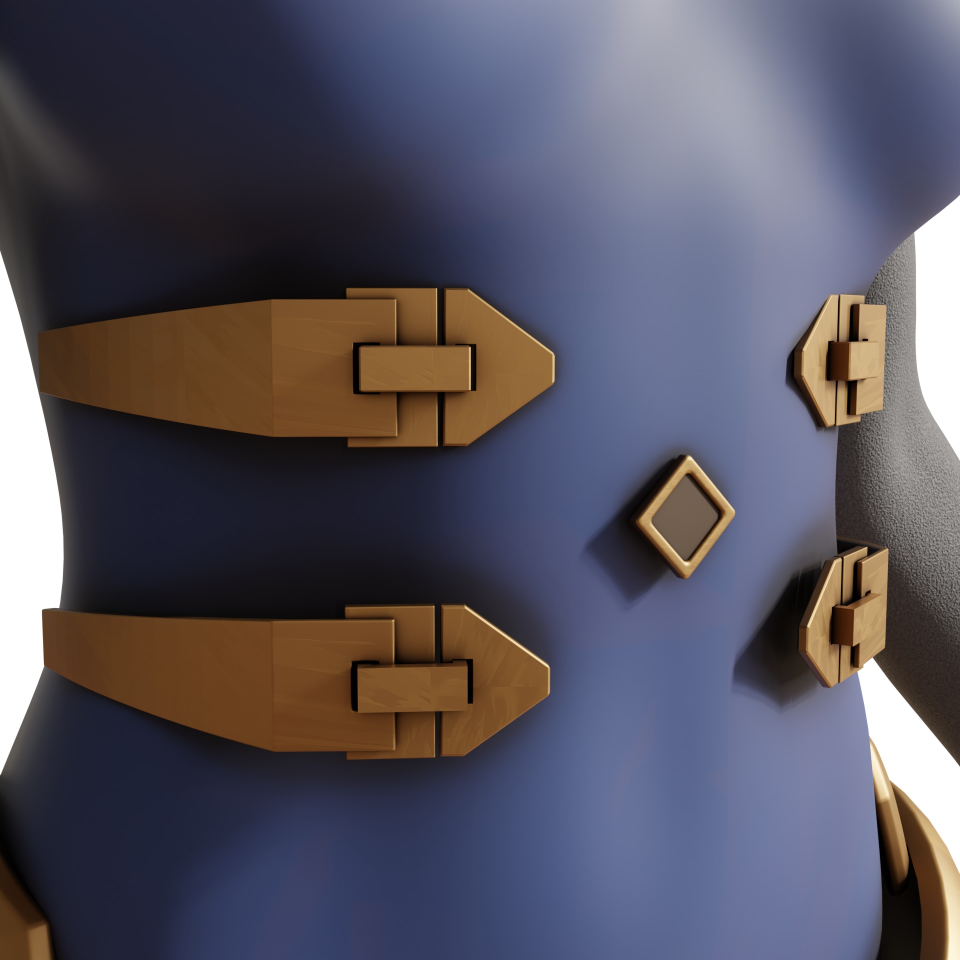 ENFORCER CAITLYN armor ACCESSORIES mechanism shoulder ARCANE 3D print model_11