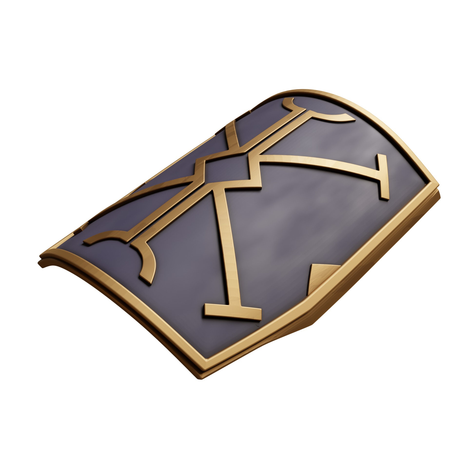 ENFORCER CAITLYN armor ACCESSORIES mechanism shoulder ARCANE 3D print model_12