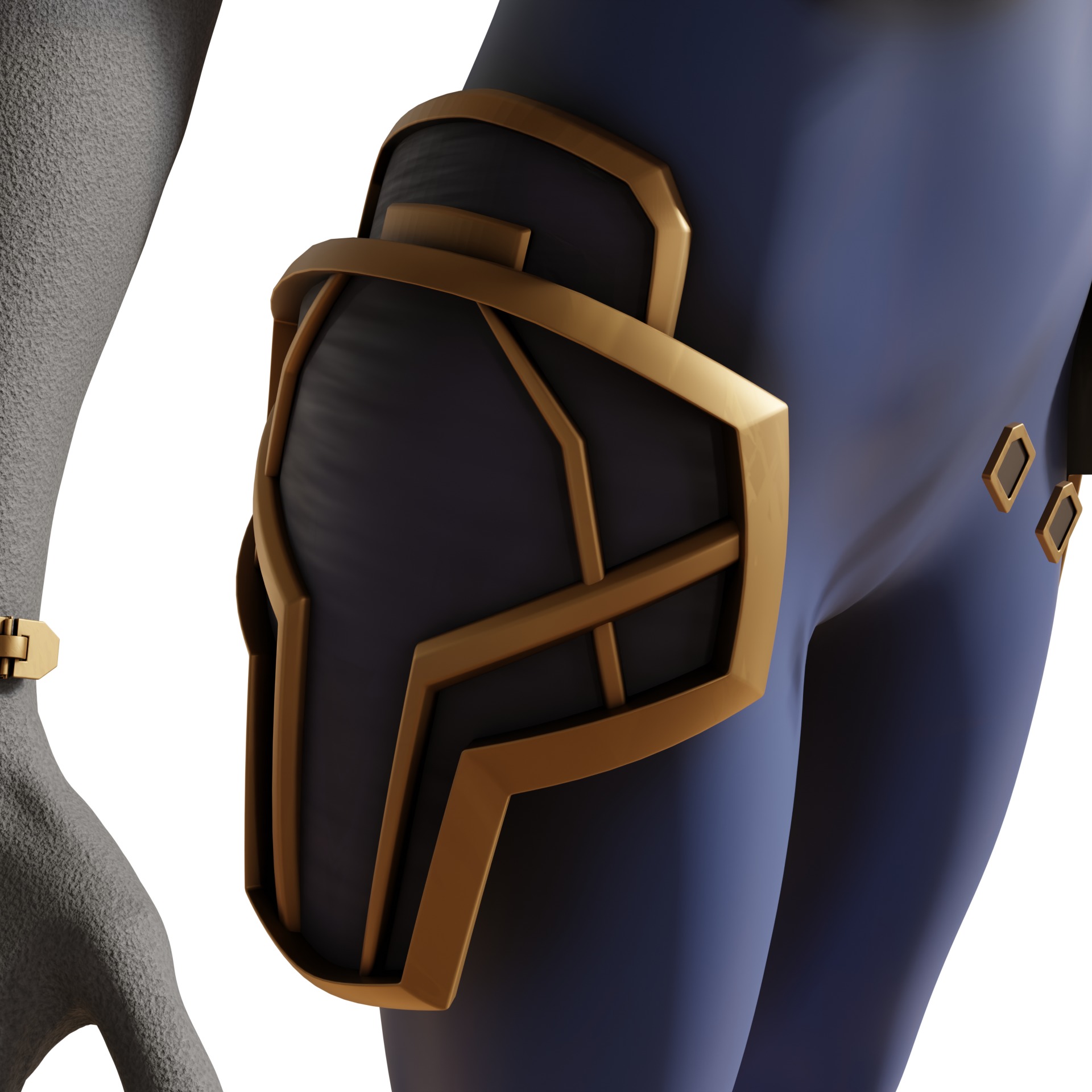 ENFORCER CAITLYN armor ACCESSORIES mechanism shoulder ARCANE 3D print model_4