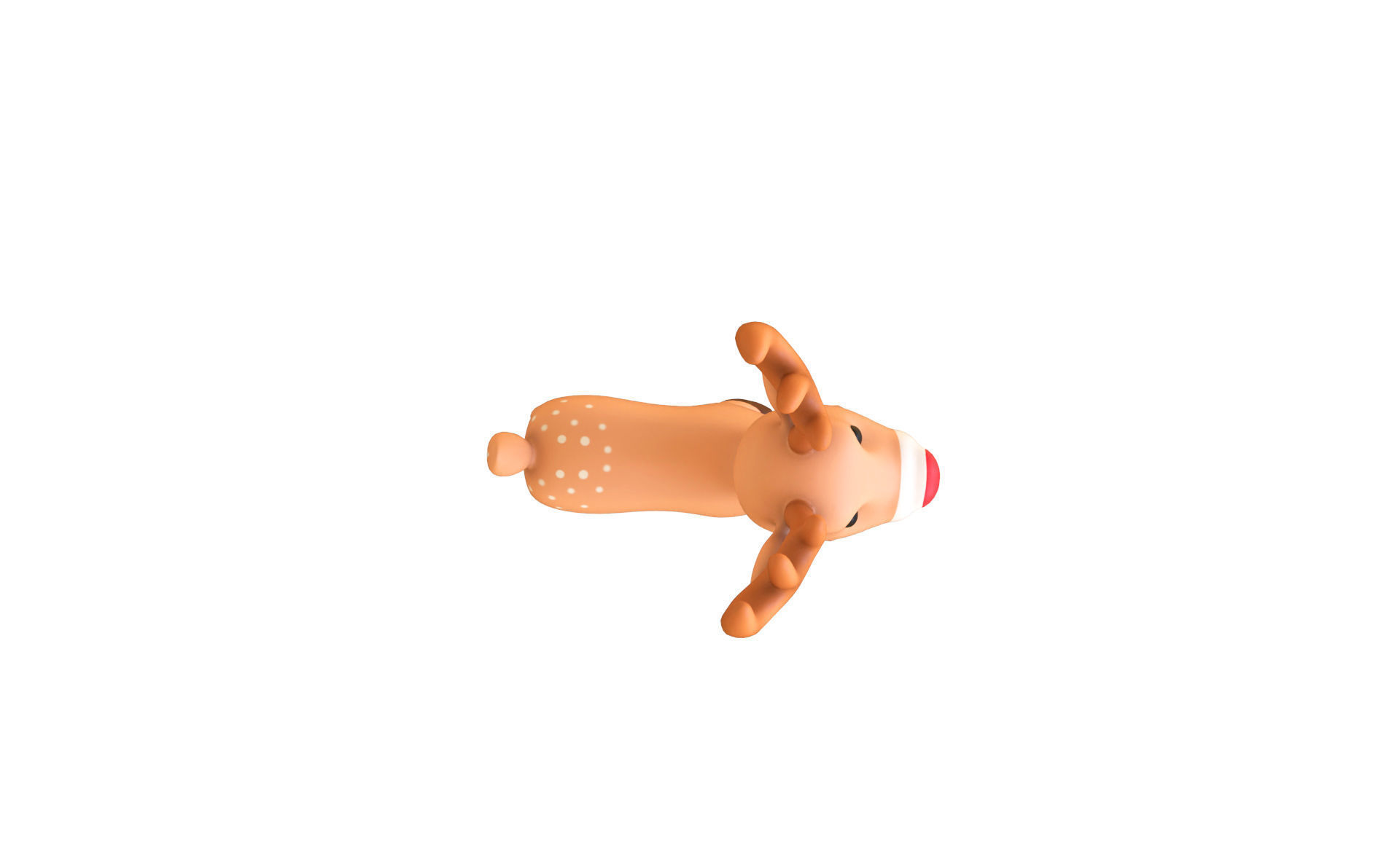 Reindeer cute 5 3d print stl  3D print model_10