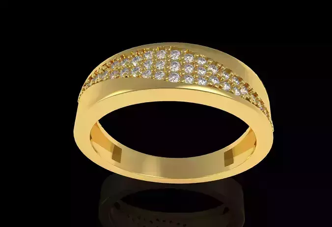 Ladies Ring 07 Free 3D print model