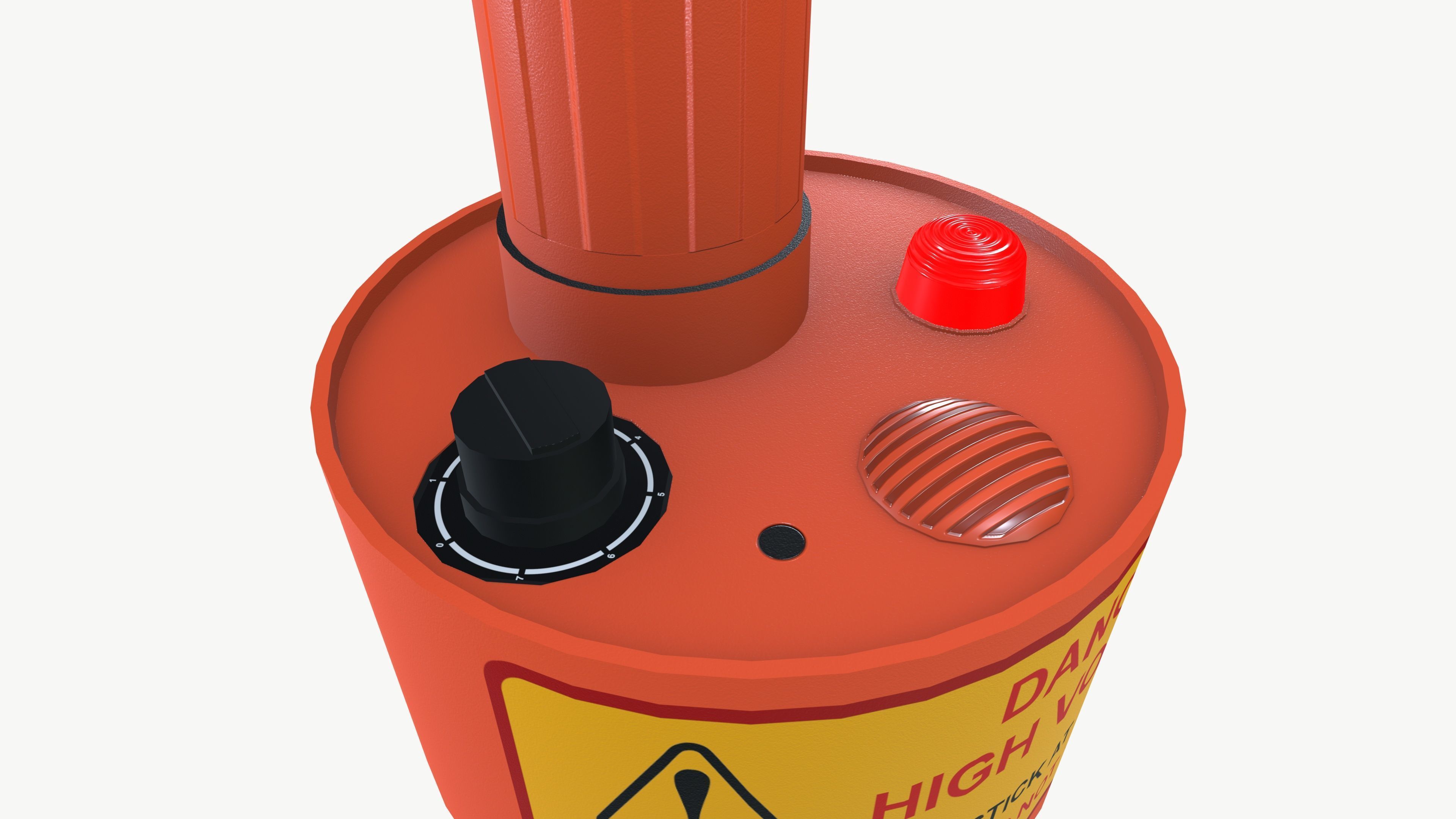 voltage detector Low-poly 3D model_7
