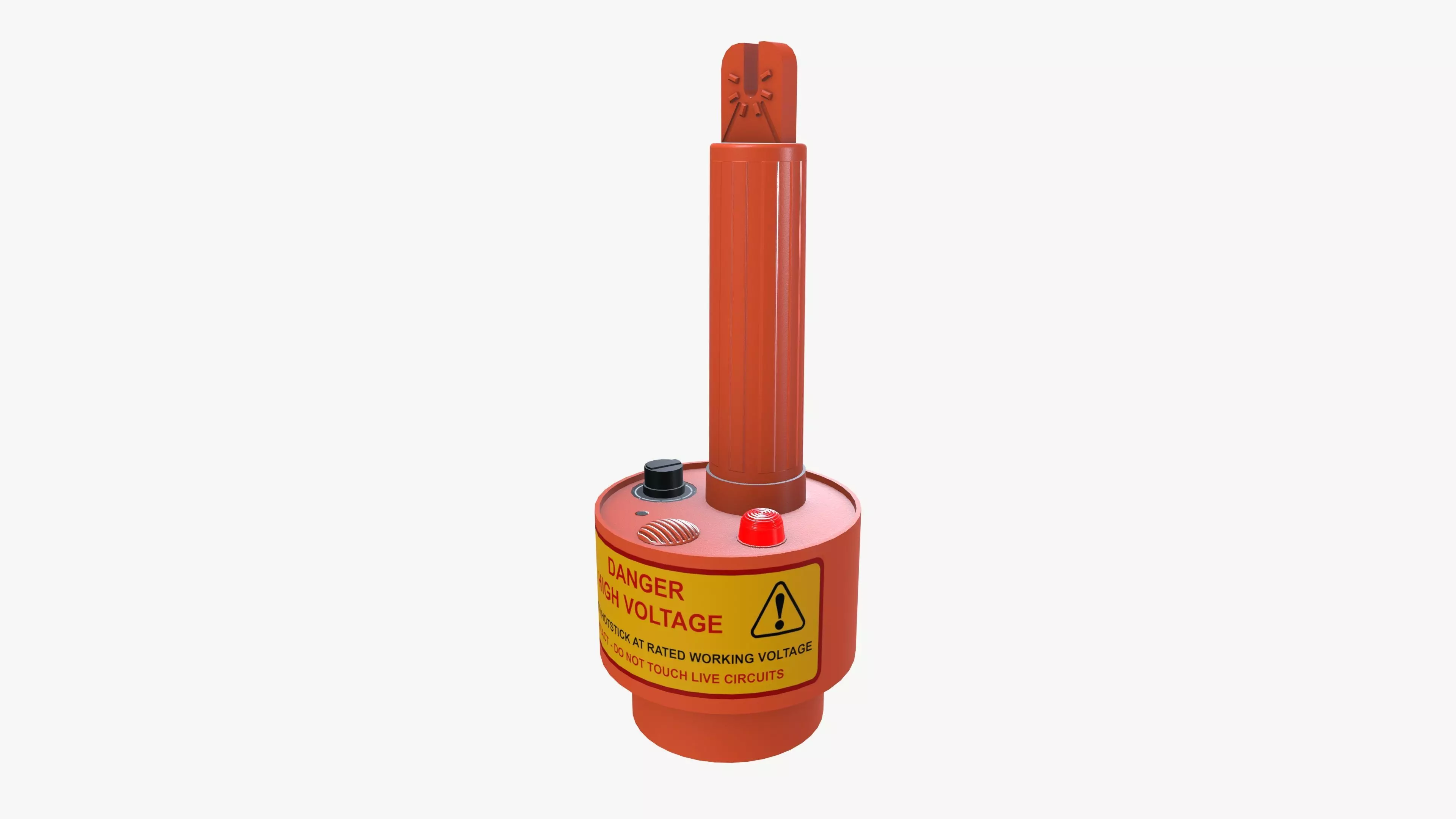 voltage detector Low-poly 3D model_0