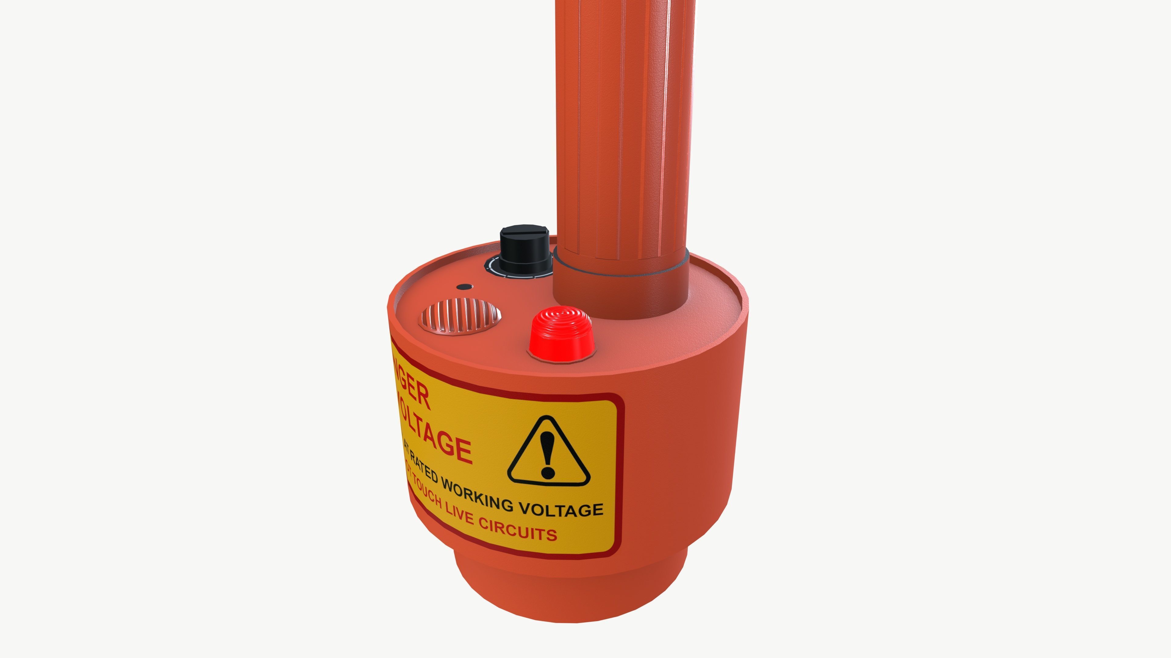 voltage detector Low-poly 3D model_6