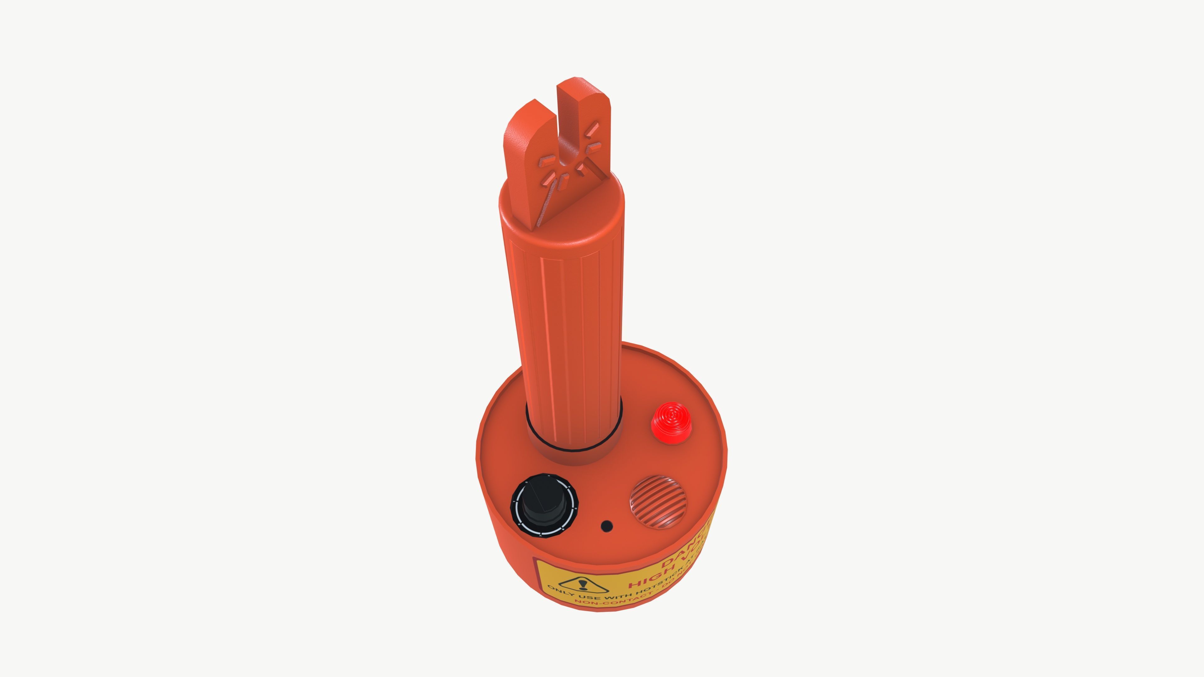 voltage detector Low-poly 3D model_3