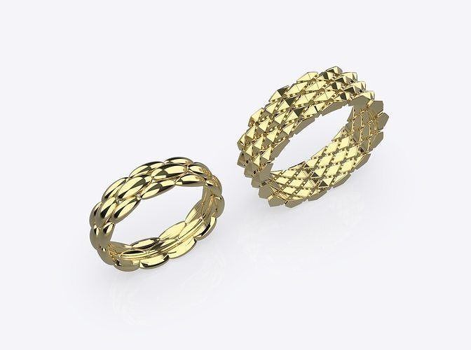 Wedding ring 3D print model