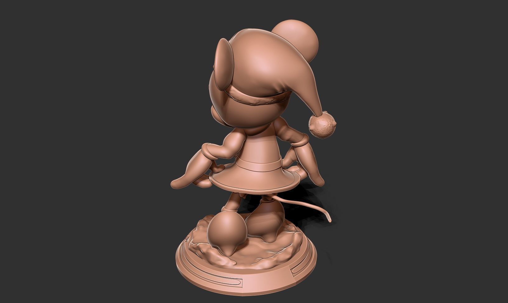 Santa Minnie 3D print model_20