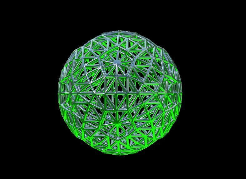 Christmas Light and Ball 3D print model_3
