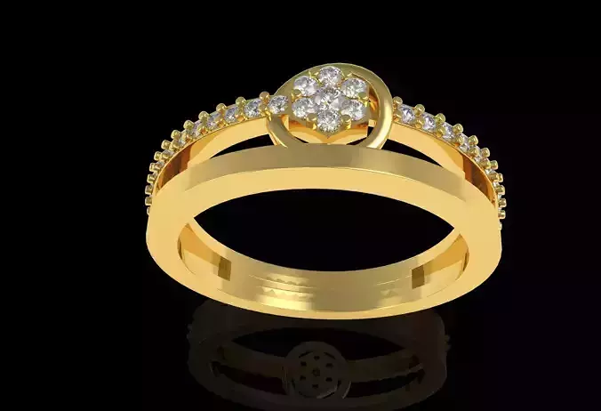 Ladies Ring 08 Free 3D print model