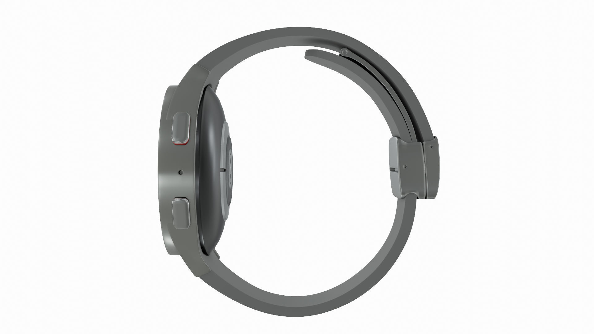 Samsung Galaxy Watch 5 Pro Gray Titanium 3ds Max 3D model_5
