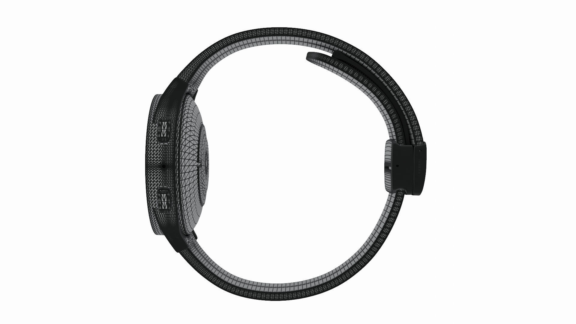 Samsung Galaxy Watch 5 Pro Gray Titanium 3ds Max 3D model_9