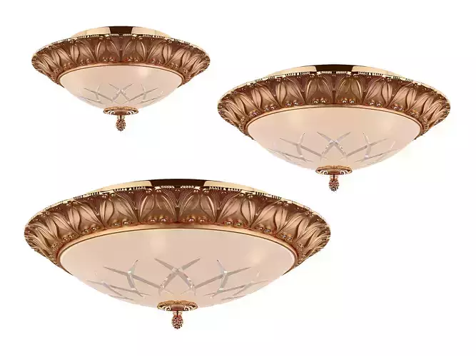 98311 Osgona Collection of Retro Ceiling Lamps 