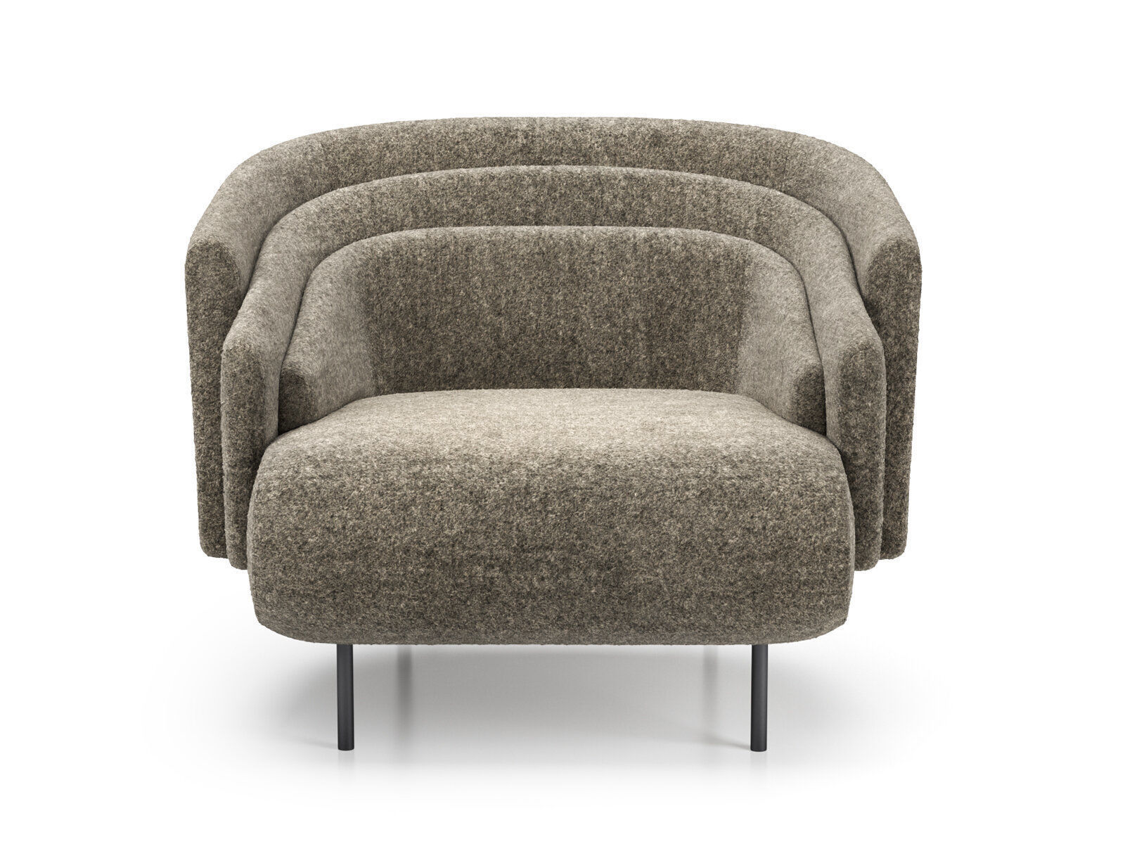 Hug Armchair 3D model_1