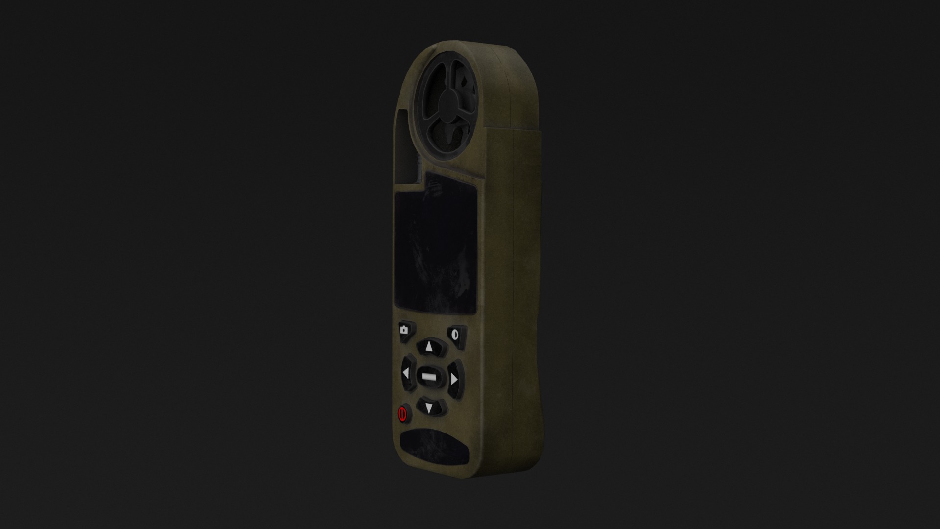 Anemometer Low-poly 3D model_3