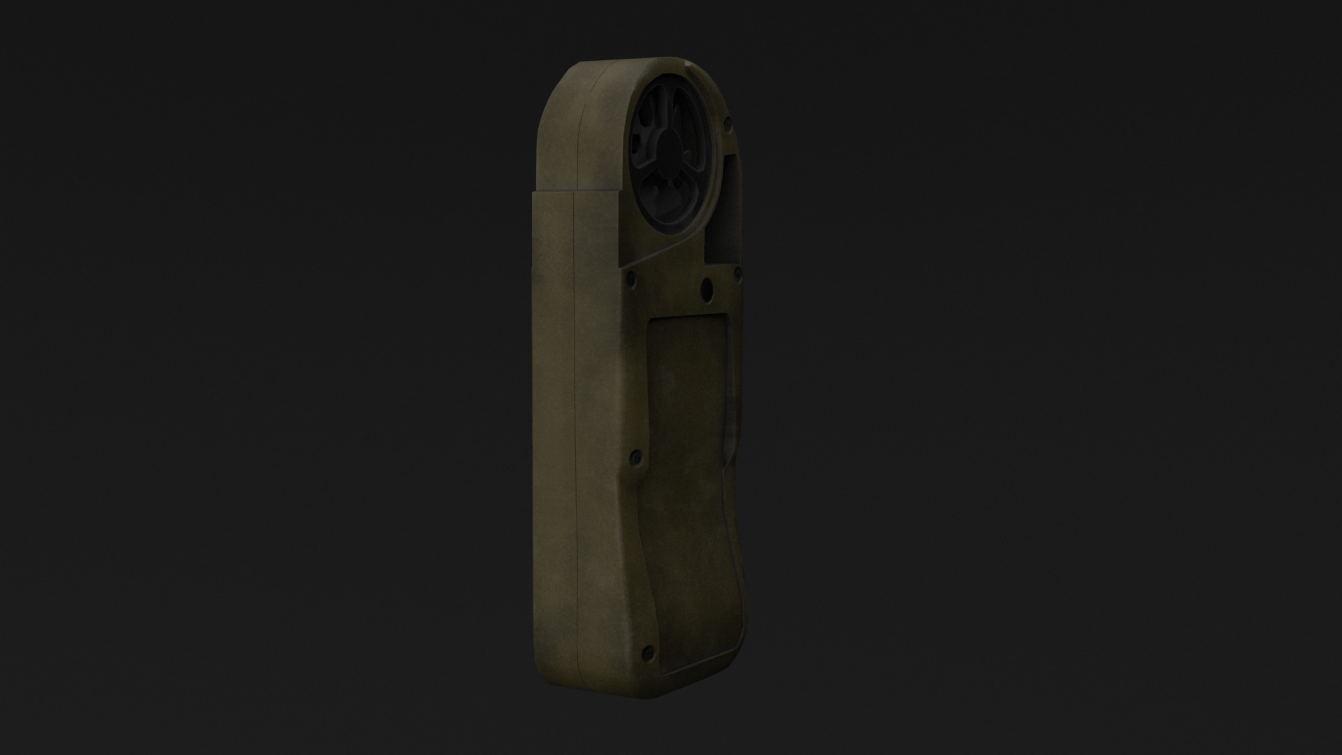 Anemometer Low-poly 3D model_5