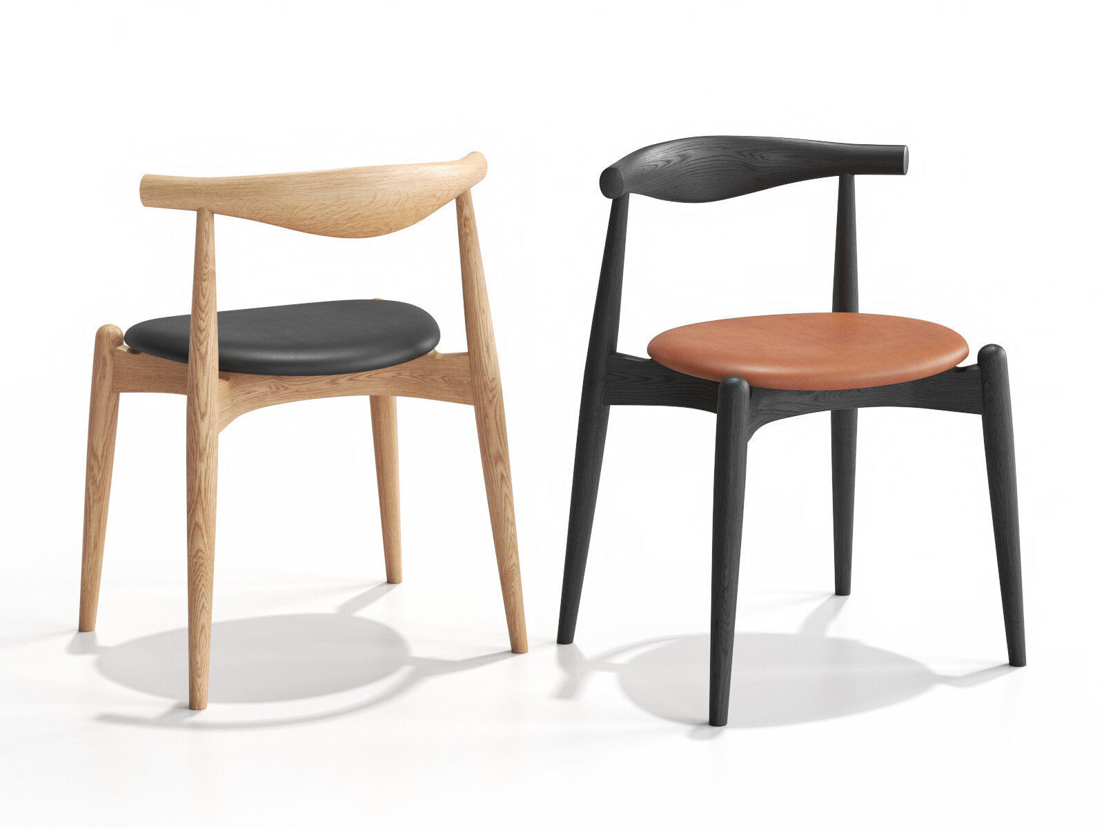 CH20 Elbow Chair 3D model_1