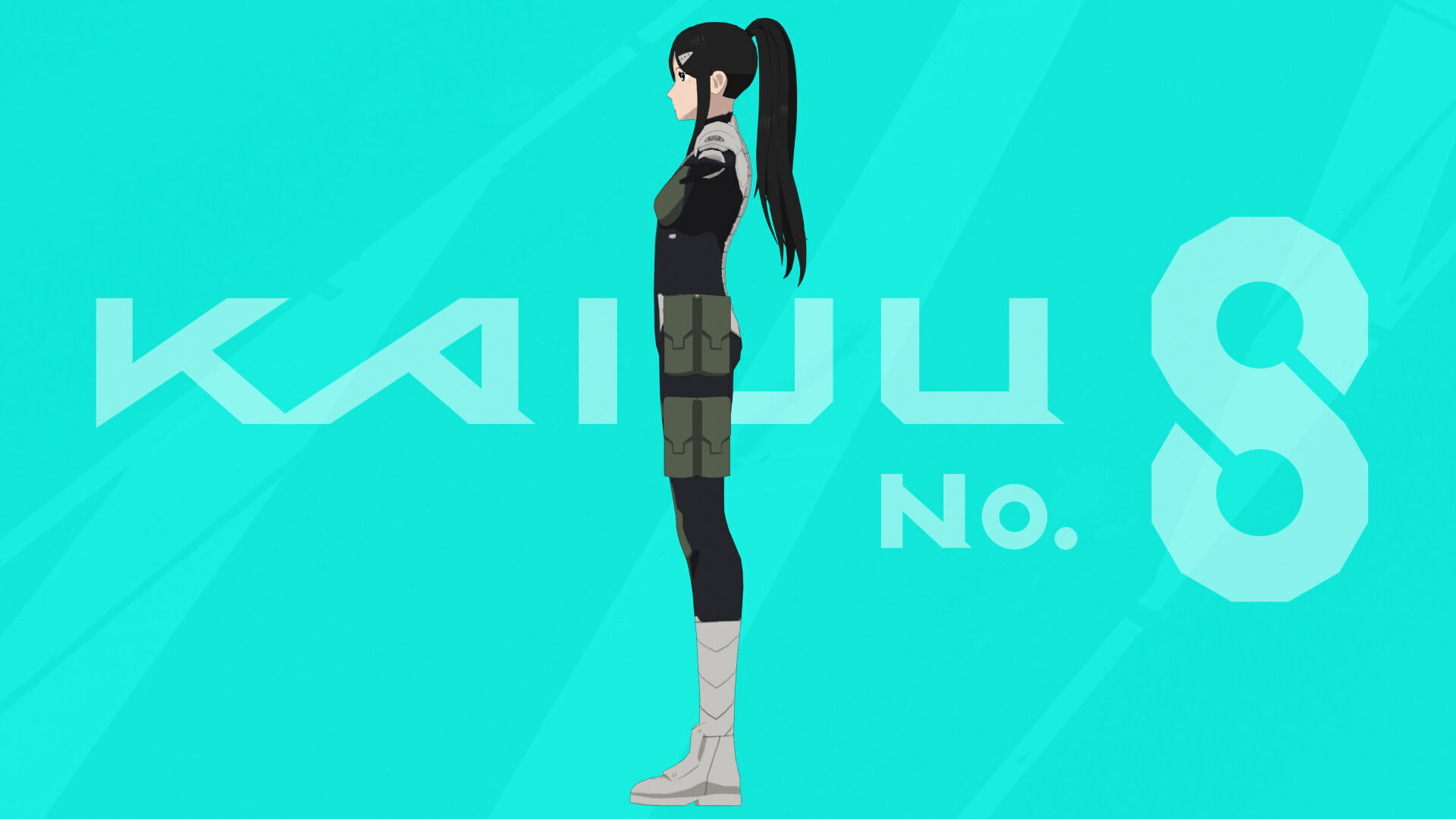 Ashiro Mina - Kaiju No 8 Low-poly 3D model_6