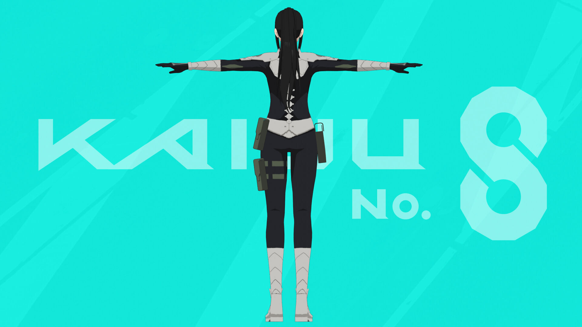 Ashiro Mina - Kaiju No 8 Low-poly 3D model_7