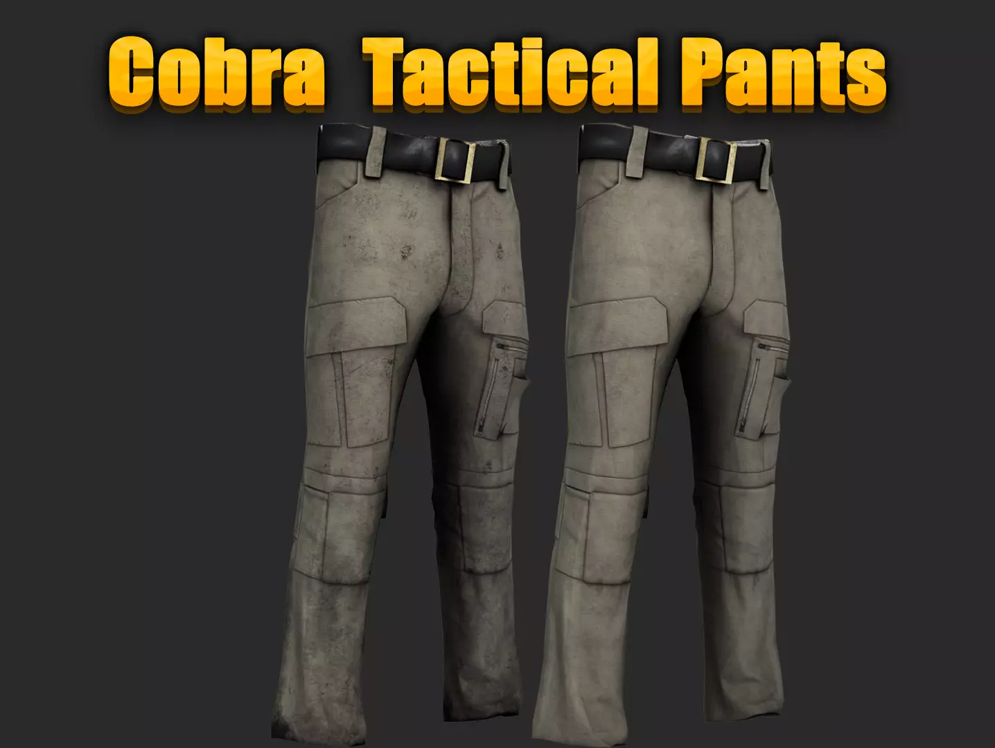 cobra Combat Gear Tactical Pants Trousers Military FIVEM GTA Low-poly 3D model