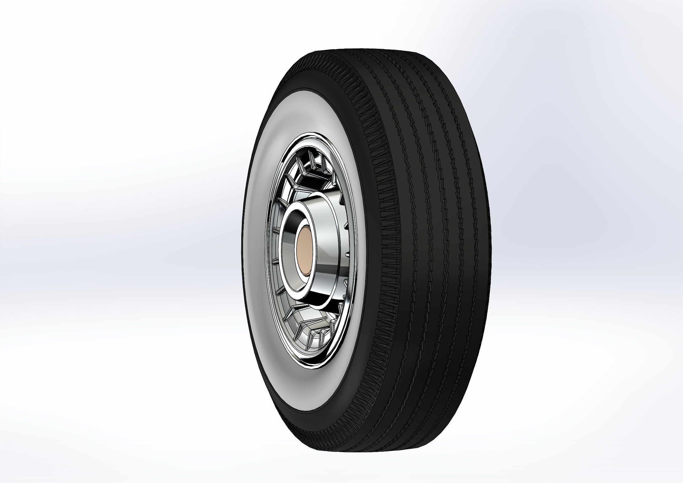 Wheels Caddy 1956 for scale model 3D print model_3