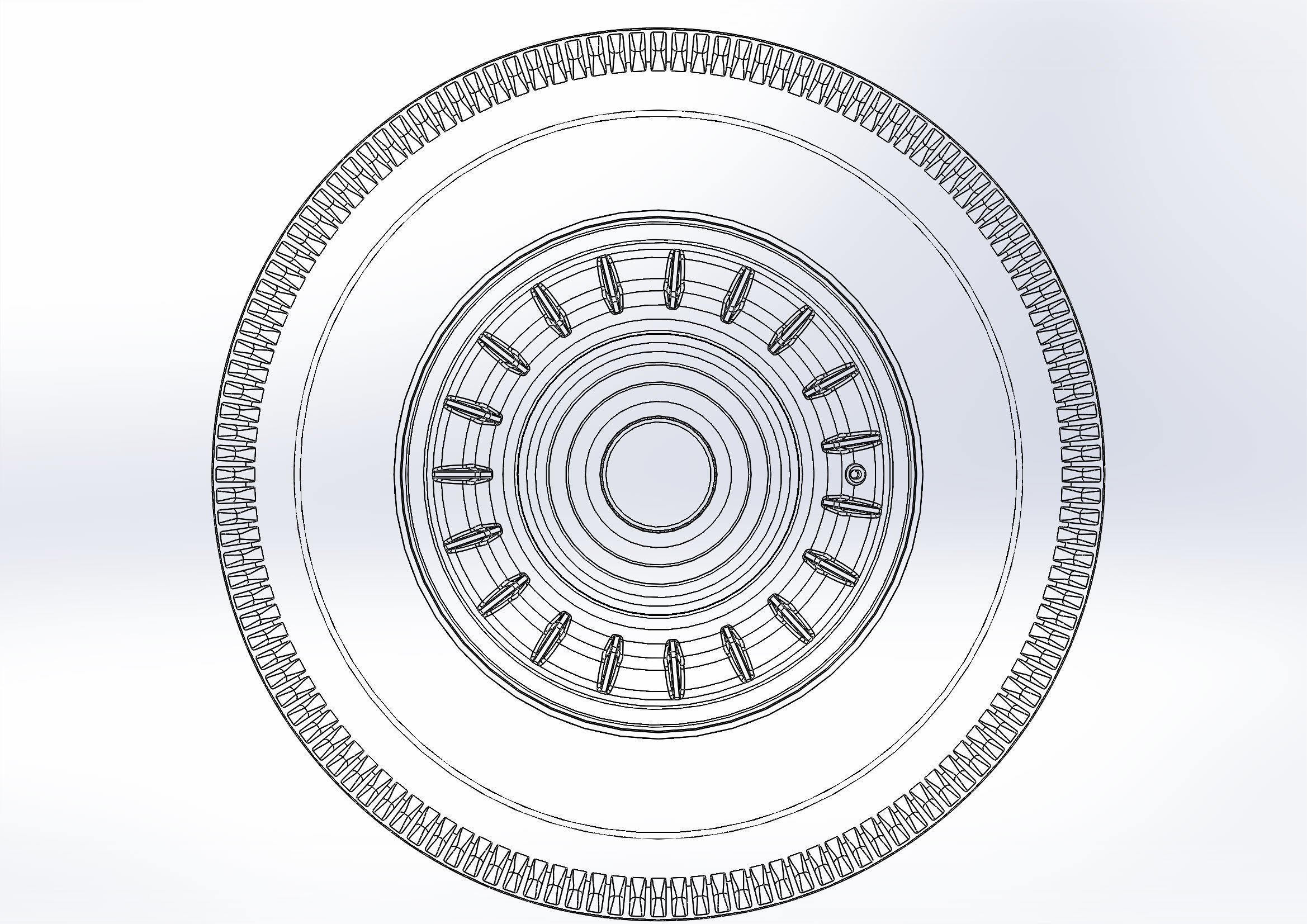 Wheels Caddy 1956 for scale model 3D print model_6