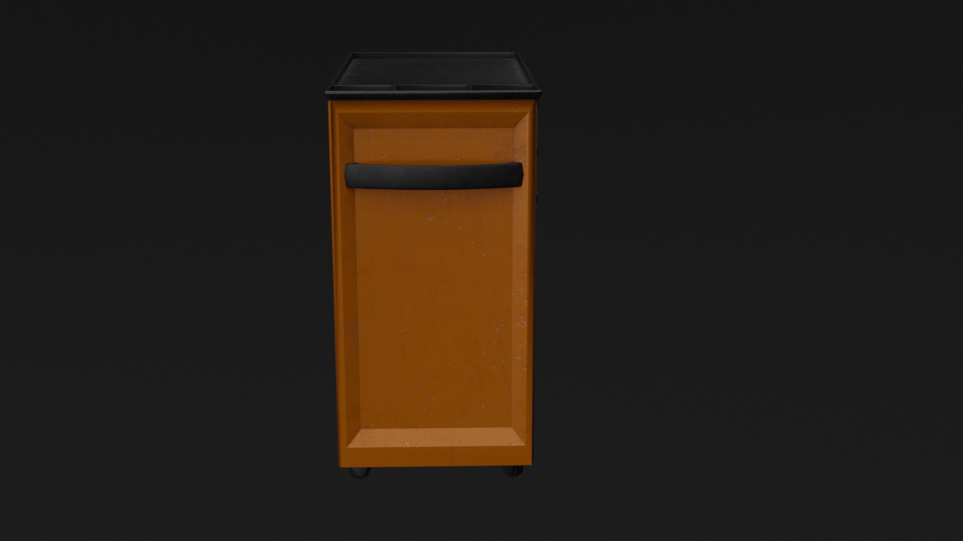 Tool cabinet Low-poly 3D model_9