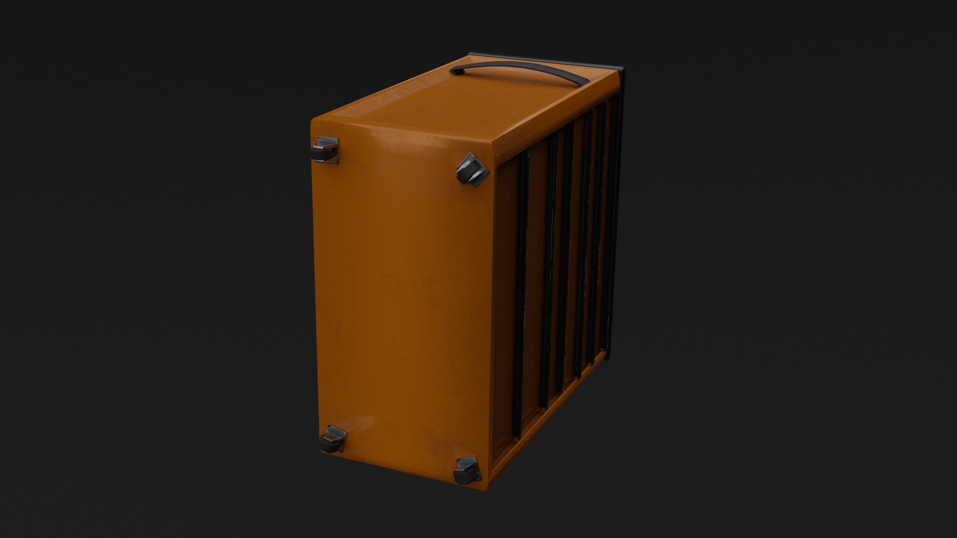 Tool cabinet Low-poly 3D model_10