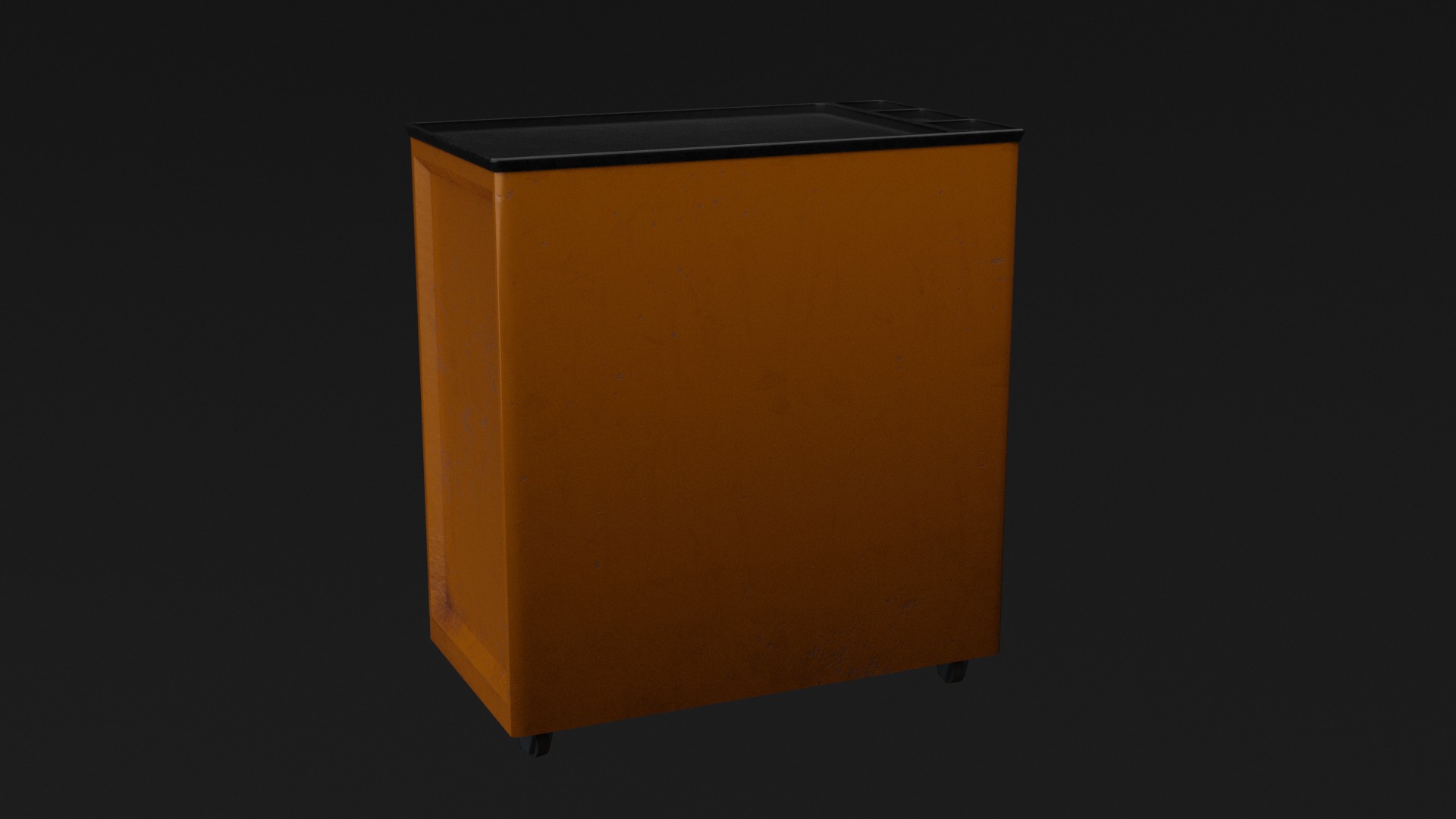 Tool cabinet Low-poly 3D model_6