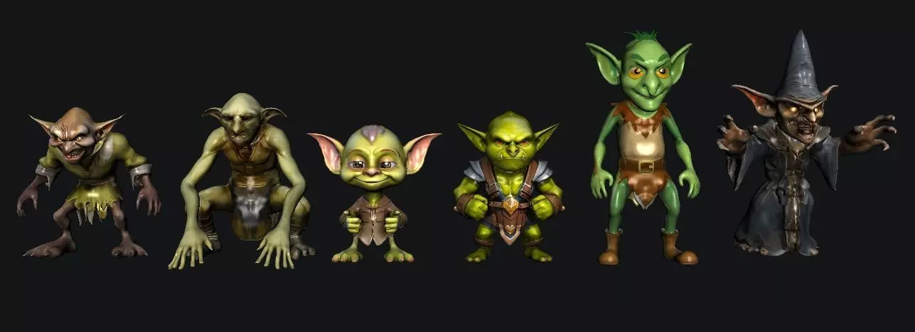 Goblins Charachter 3D model