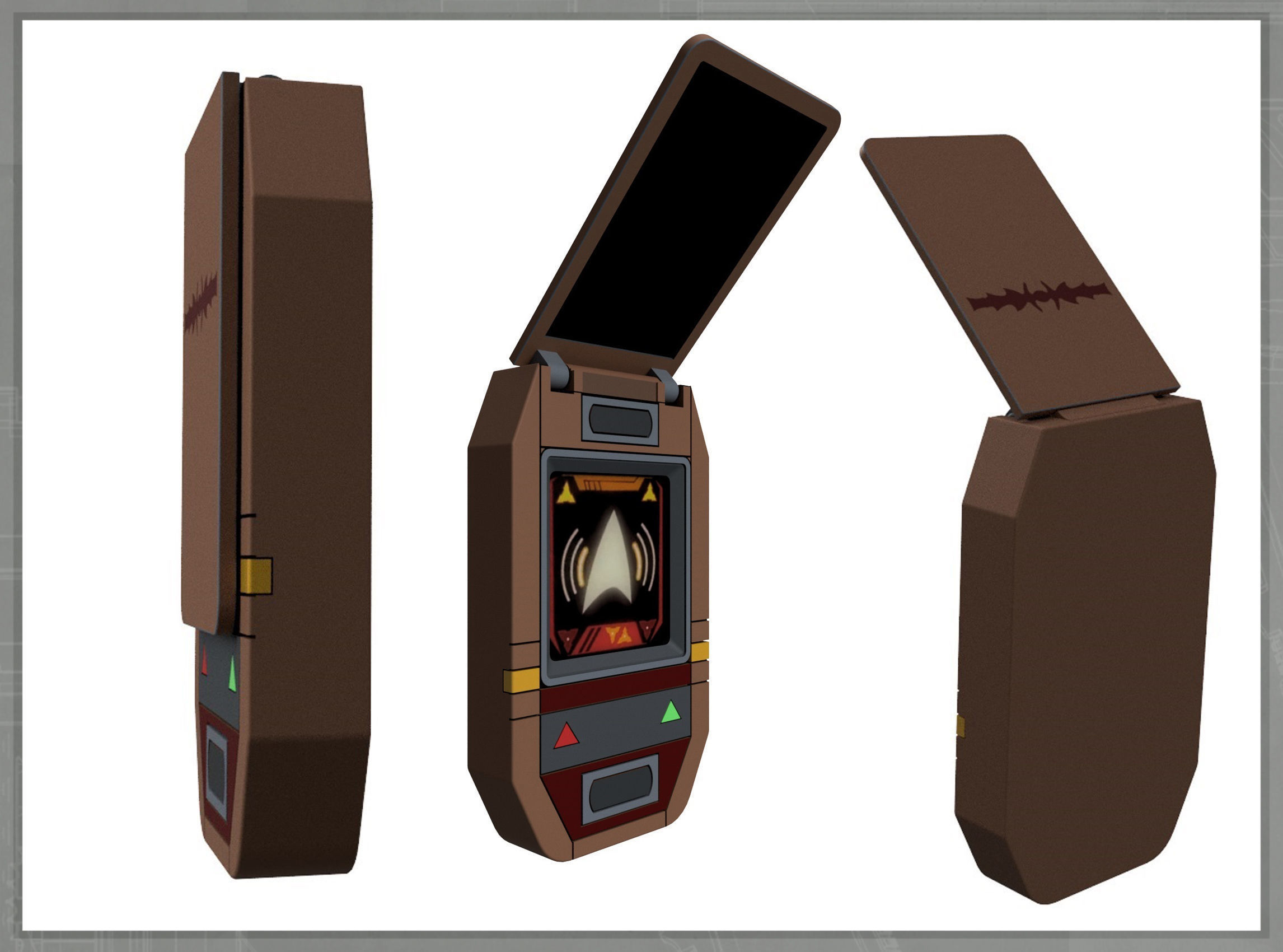 Klingon Communicator Lower Decks 3D print model_2