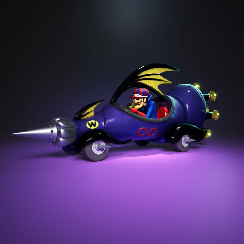 Dick Dastadly and Muttley - Mean Machine -00 - The Wack Races 3D print model_1