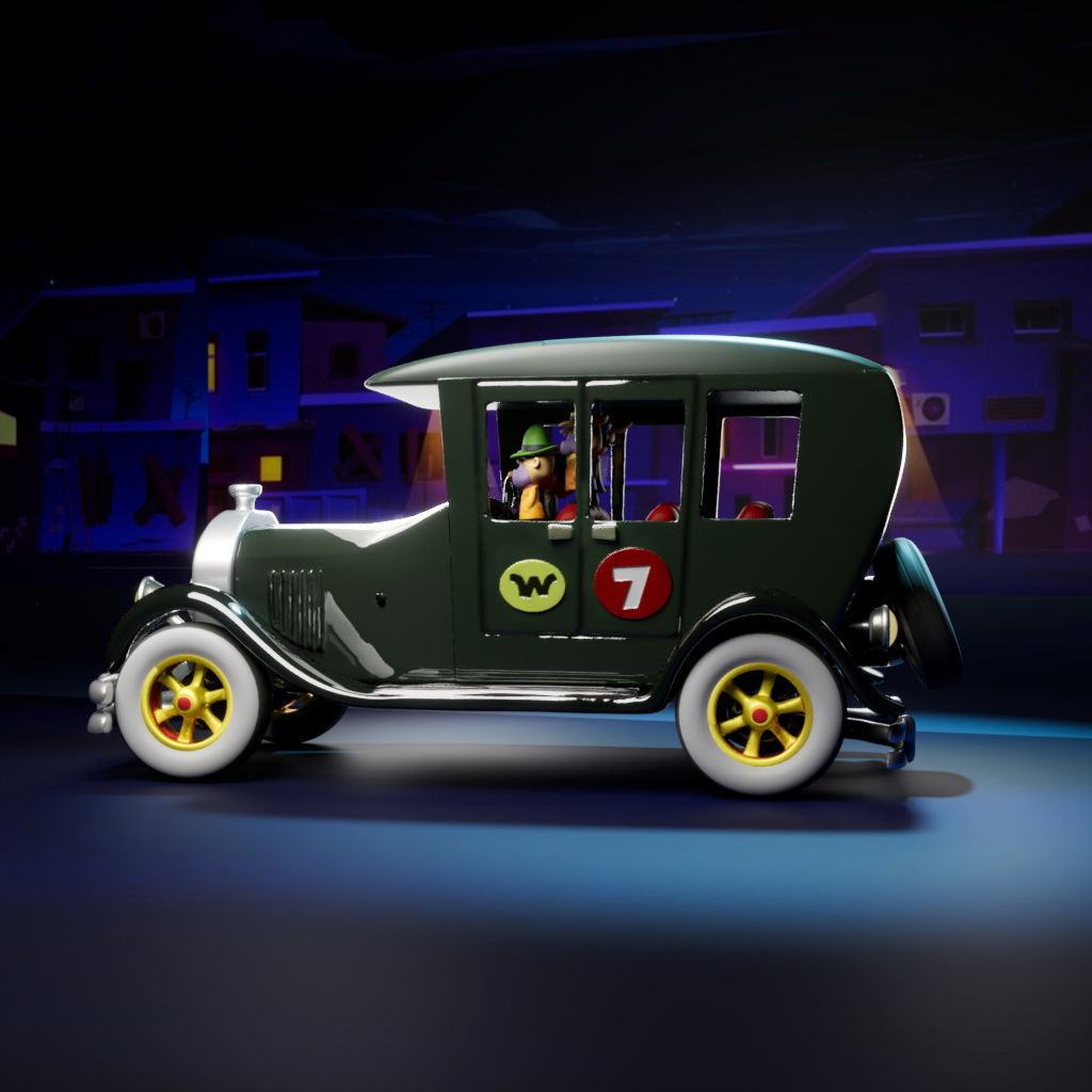 Bulletproof Bomb - Ant Hill Mob - The Wacky Races 3D print model_1