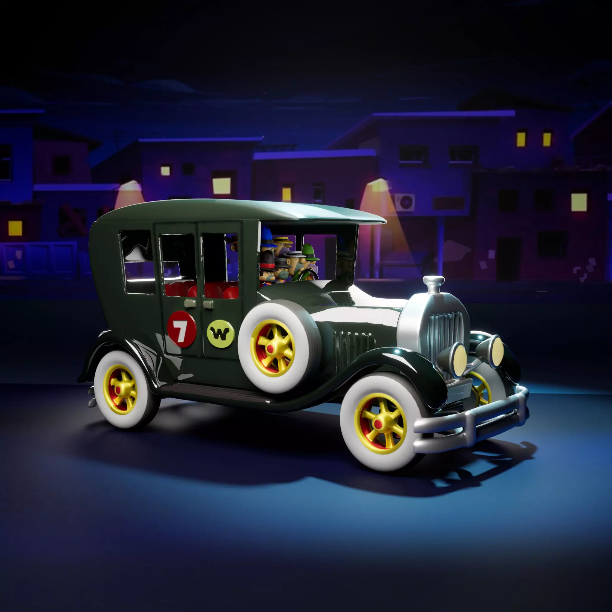 Bulletproof Bomb - Ant Hill Mob - The Wacky Races 3D print model_0