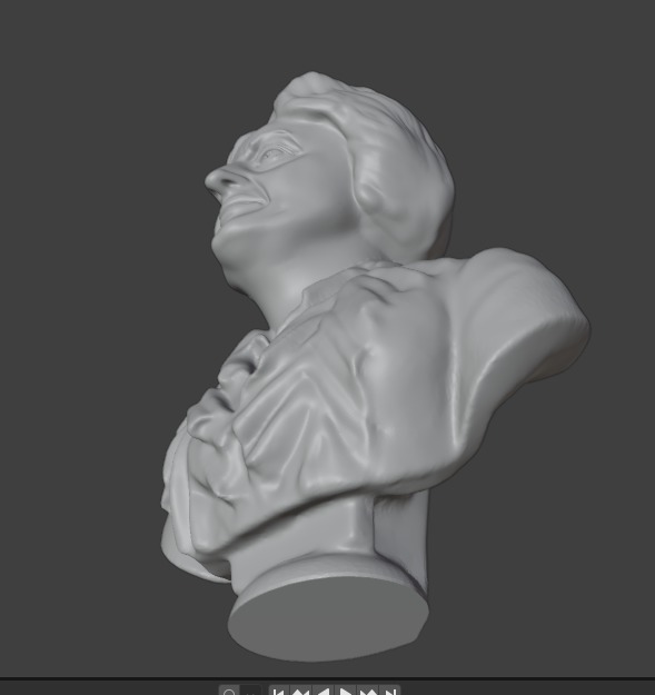 Betty Friedan 3D print model_2