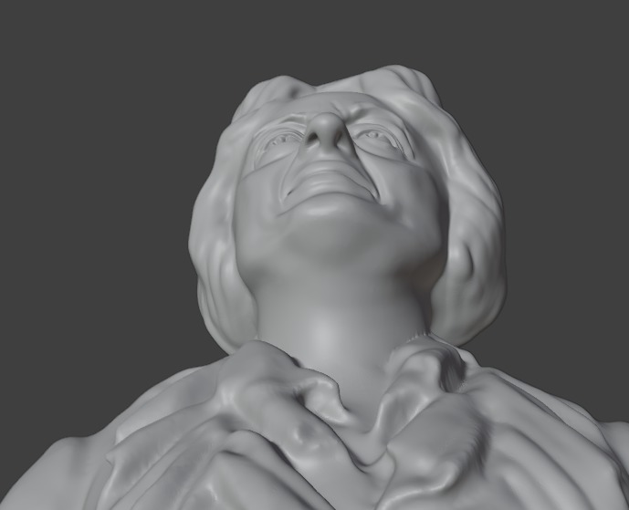 Betty Friedan 3D print model_6
