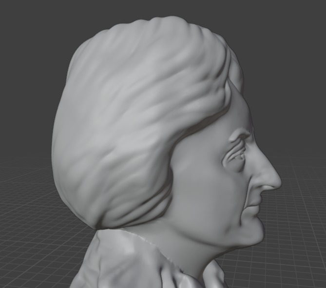 Betty Friedan 3D print model_7