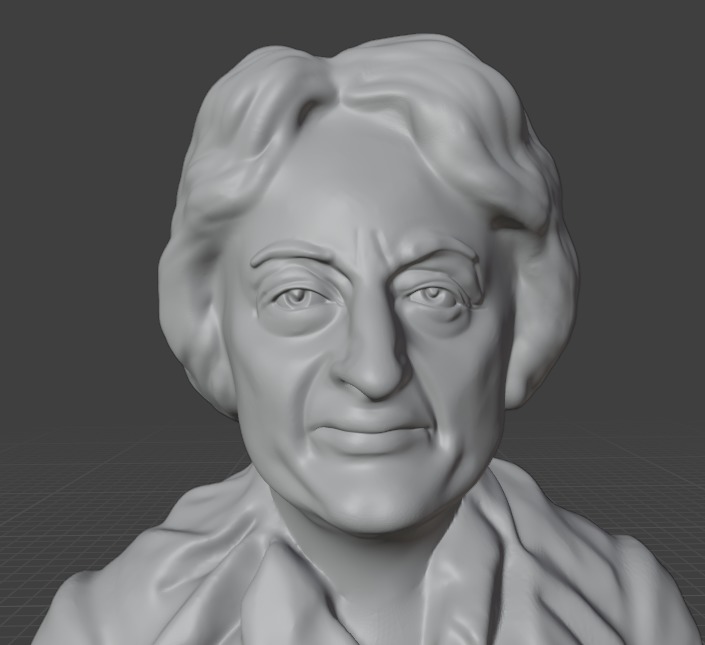 Betty Friedan 3D print model_5